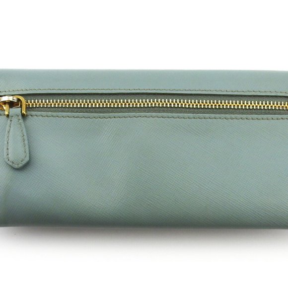 PRADA Purse Wallet ribbon Safi Arno leather Authentic uesd - Picture 5 of 8